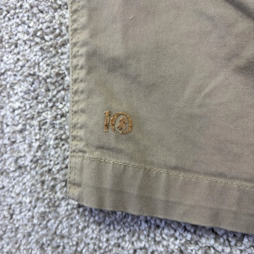 Tentree Mens 34 Beige Organic Cotton Stretch Chino Casual Summer Shorts 9 Inseam